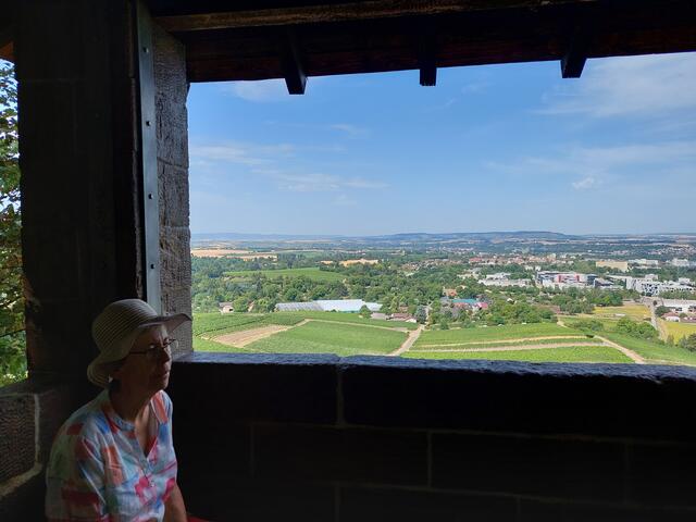 Von der Ludwigsschanze kann die ganze Stadt überblickt werden.