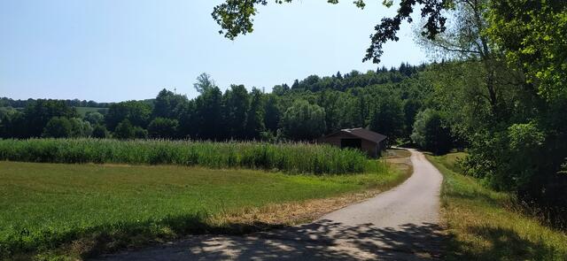 Im Stadtseetal Weinsberg angekommen - ab jetzt wird's heiß🥵