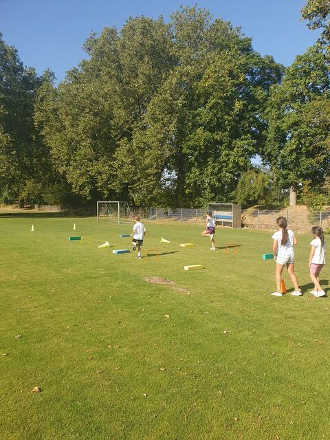 Die Hindernisse der Hindernisstaffel 