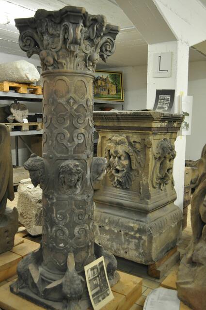 Brunnensäule eines früheren Heilbronner Brunnens | Foto: Daniela Somers