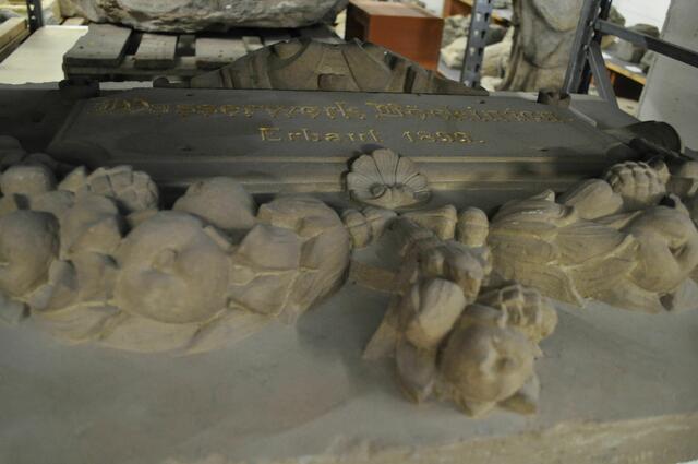 Inschriftstein vom ehemaligen Wasserwerk Böckingen
Großgartacher Straße 61
 | Foto: Daniela Somers