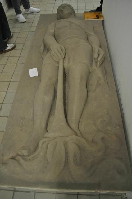 Unbekannte Figur. Es wird aber angenommen, dass sie jüngeren Datums ist. | Foto: Daniela Somers