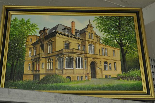 Gemälde der Villa von Frau Alfred Knorr. Sie steht an der Bismarckstraße 50 und ist heutzutage leider in Privatbesitz. | Foto: Daniela Somers