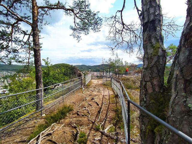 Dort vorn ist die kleine Aussichtsplattform | Foto: Sigrid Schlottke