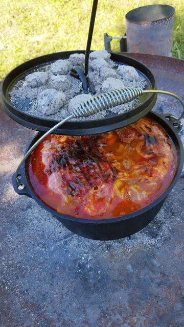 Schichtfleisch im Dutch Oven  | Foto: DARC e.V.