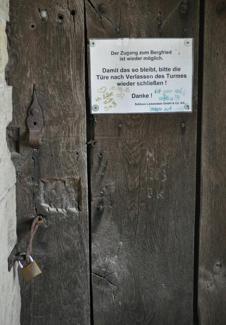 Mhhh. Leider ist das Vorhängeschloss im Weg. Wäre schön gewesen :-( | Foto: Daniela Somers