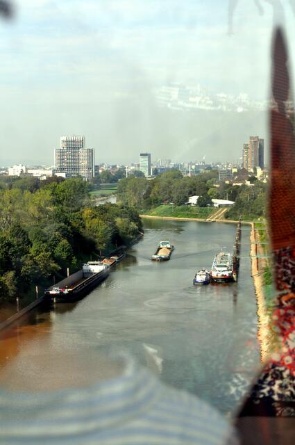 Eindrücke von der Seilbahnfahrt zum Luisenpark | Foto: Daniela Somers