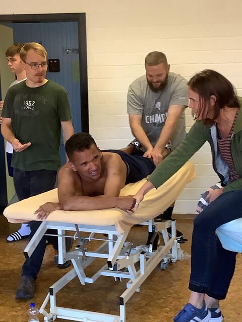 Betreuung der Sportler | Foto: Sportschule Waldenburg