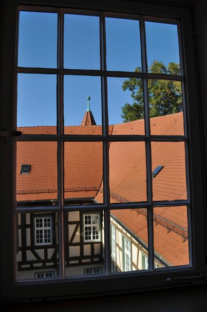 Blick aus den Fenstern der oberen Etage | Foto: Daniela Somers