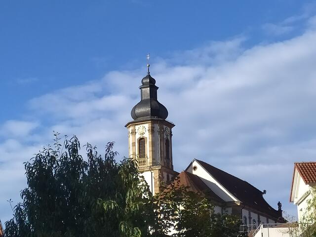 Die Martinuskirche ist sehr präsent | Foto: Sigrid Schlottke
