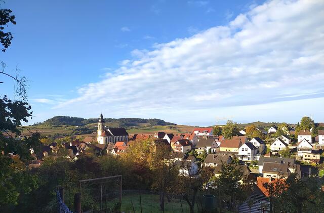 Je höher, umso schöner sind die Blicke auf Erlenbach | Foto: Sigrid Schlottke