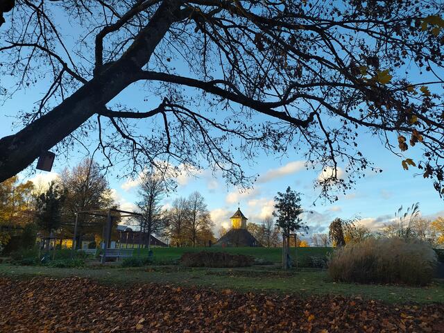 Das Kurcafe liegt inmitten des heute ruhigen Parks | Foto: Sigrid Schlottke