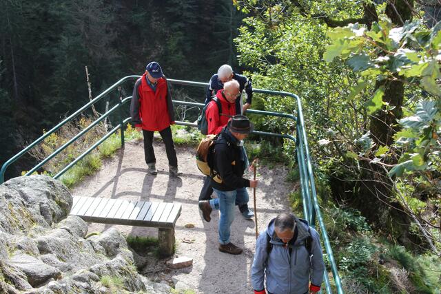 Die "Engelskanzel" über den Wasserfällen | Foto: Klaus Bauer
