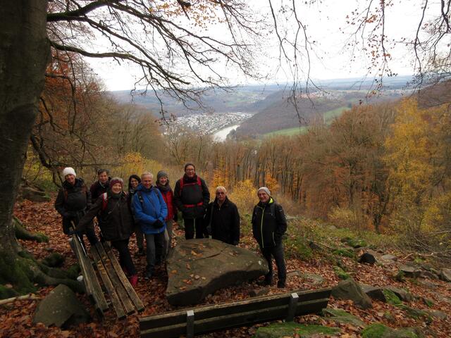 Ein schönes Plätzchen hat er da gefunden, der Herr Goethe. Der kurze Abstieg lohnt sich.  | Foto: WandernGabyErich
