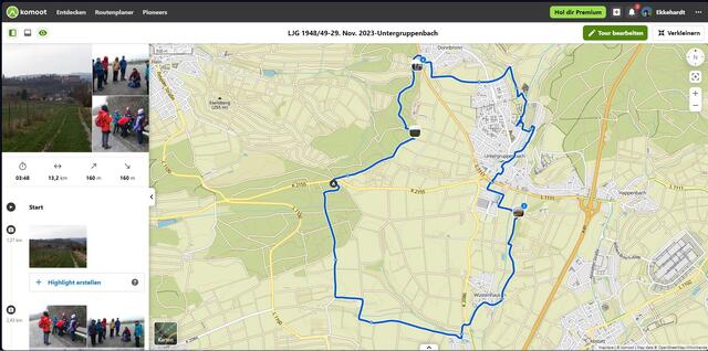 Unsere Tour in der Übersicht | Foto: E. Rosendorf