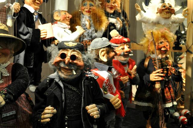 selbstgefertige Puppenspieler-Puppen. Einfach klasse mit wieviel Liebe hier gefertig wurde. | Foto: Daniela Somers