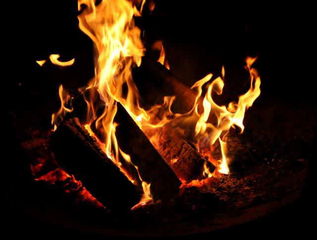 Und beim Biergarten gibts Feuerschalen zum Aufwärmen. | Foto: Daniela Somers