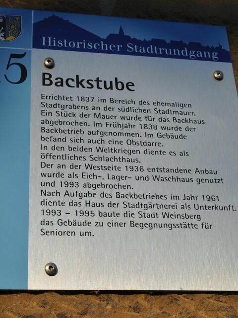 Schild zum Backhaus | Foto: Daniela Somers