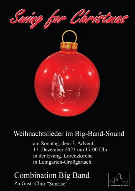 Sunrise zu Gast bei "Swing for Christmas" | Foto: Combination Big Band