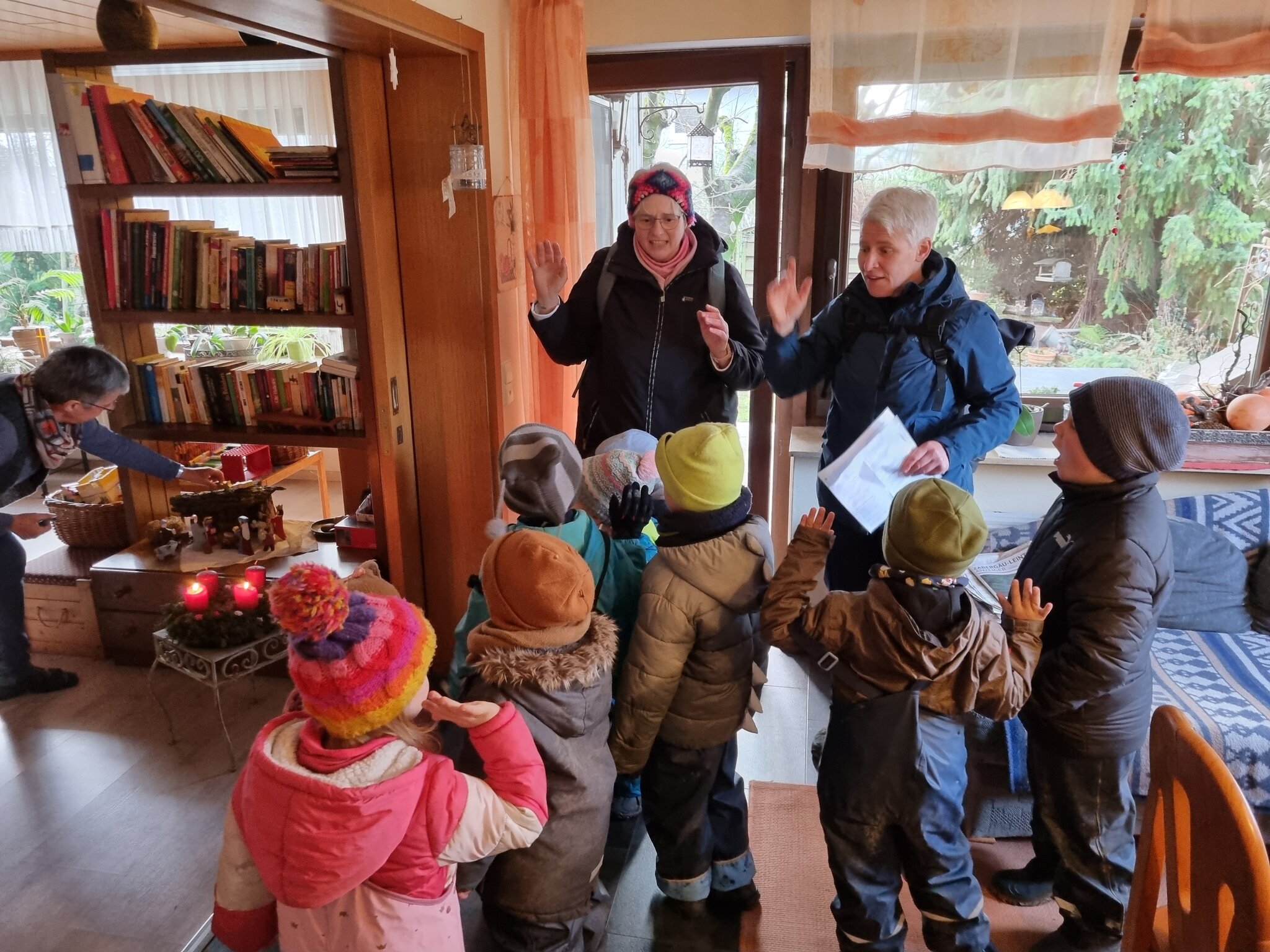 Naturkindergarten: Adventssingen in Brackenheim: Die Kleinen machen den