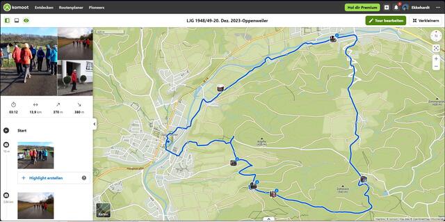 Die Tour in der Übersicht | Foto: E. Rosendorf