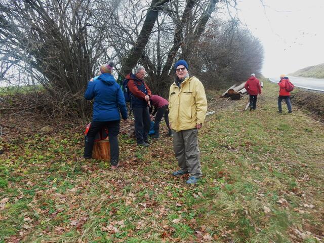 ein kurzer Trinkstopp nach viel bergauf | Foto: E. Rosendorf
