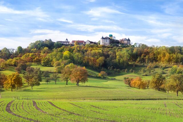 Waldenburg im Herbst. | Foto: Rüdiger Reingräber