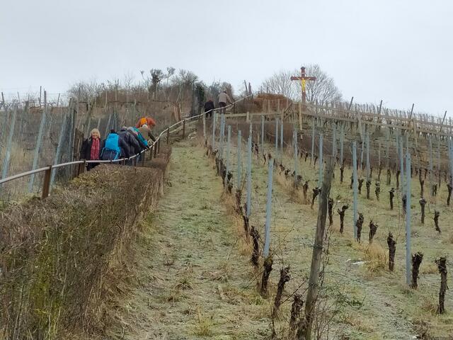 Puuh, Immer noch einiges an Stäffelen, was wir hinauf müssen.  | Foto: sigischlottke