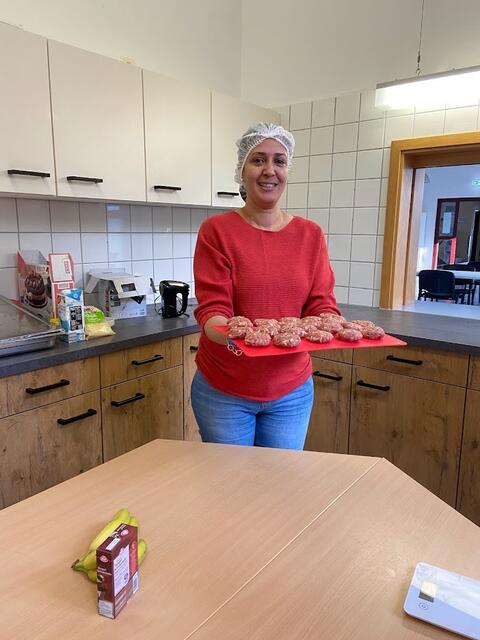 Der praktische Unterricht: zusammen kochen! | Foto: Der praktische Unterricht: zusammen kochen!