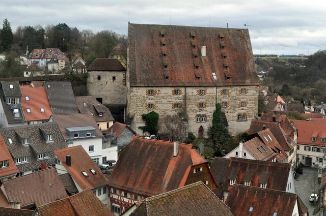 Blick zum ehemaligen Büchsenhaus. | Foto: Daniela Somers