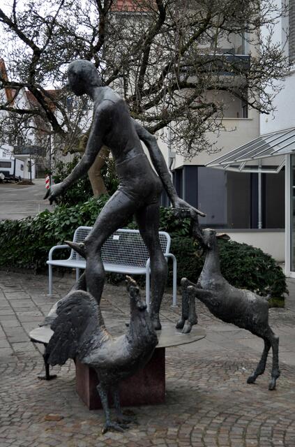Skulptur auf dem Marktplatz | Foto: Daniela Somers