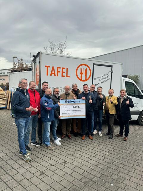 "Daumen hoch" für das beeindruckende Engagement, findet der Kiwanis-Club Heilbronn e.V. | Foto: Nico Weinmann