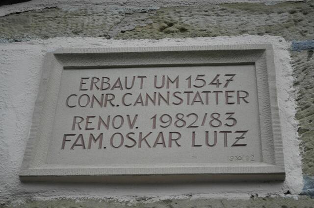 Inschrift am Auracher Haus. | Foto: Daniela Somers