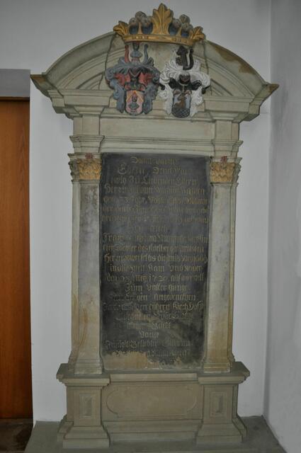 Das Epitaph der Großbottwarer Familie Kapf. Von dieser Familie kann man auch das Haus noch in der Stadt sehen. | Foto: Daniela Somers