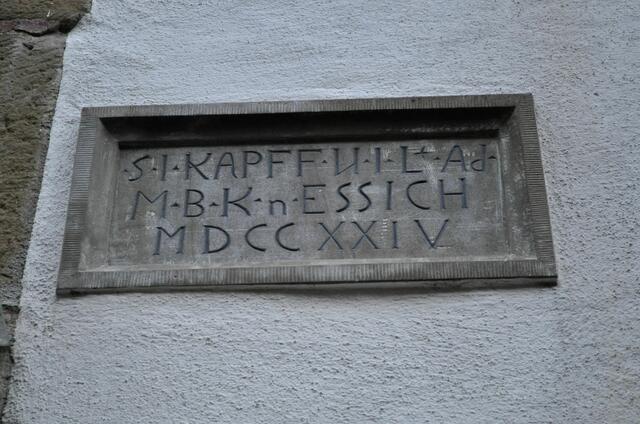 Kapf und Essich sind klar zu lesen. Die Erläuterung auf dem nächsten Bild. | Foto: Daniela Somers