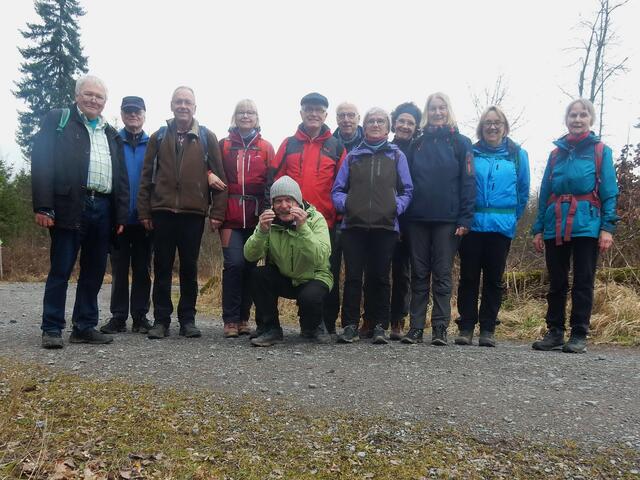 Die Wanderer an diesem Tag | Foto: E. Rosendorf