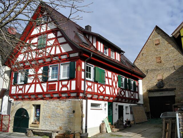 Und noch ein tolles Fachwerkhaus. Die Restaurierung 2012 hat sogar einen Preis bekommen. Leider gibts seitens der Gemeinde keine Informationen darüber zu lesen. | Foto: Daniela Somers