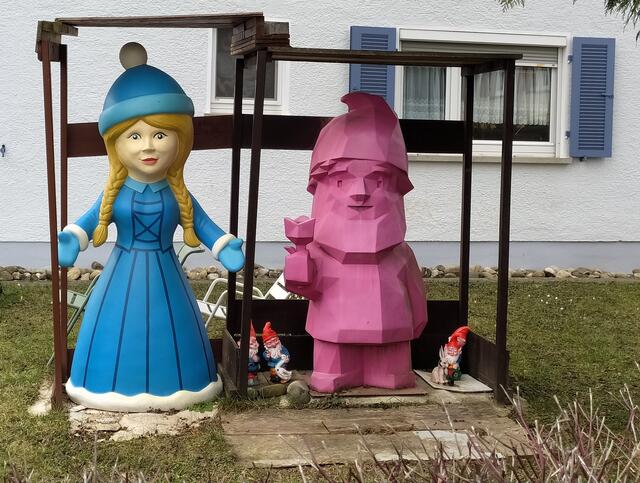 Das Käthchen von Heilbronn vereint mit dem BUGA-Zwerg | Foto: sigischlottke