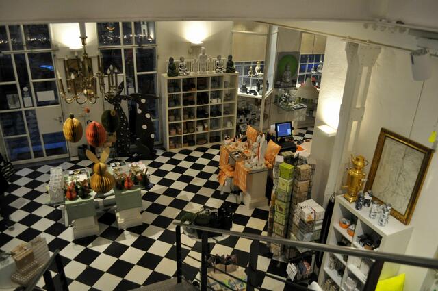 Verkaufsraum von oben betrachtet. | Foto: Daniela Somers