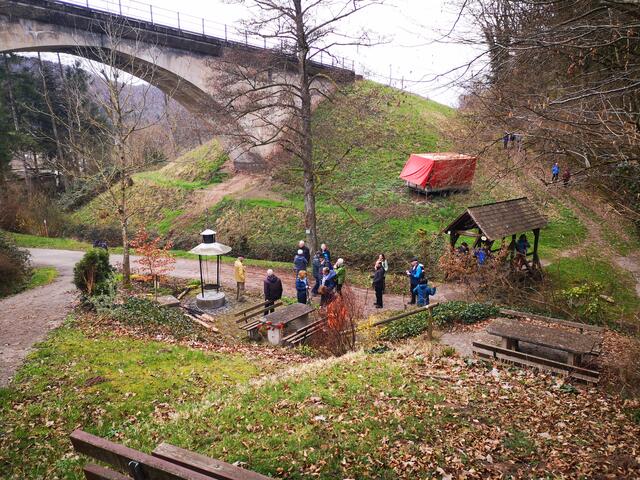 Vesper unterm Viadukt bei Klaffenbach | Foto: Jürgen Pachwald