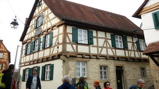 Das kleine, im 18. Jahrhundert erbaute Handwerkerhaus, in dem am 10. November 1759 Friedrich Schiller geboren wurde. | Foto: Isolde Reitz