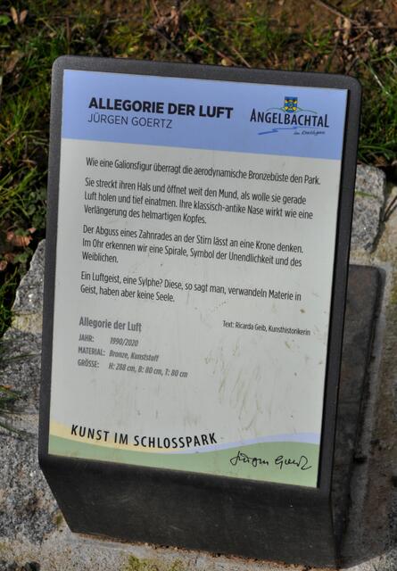 Eine der Erklärungstafeln (zur vorherigen Skulptur) | Foto: Daniela Somers