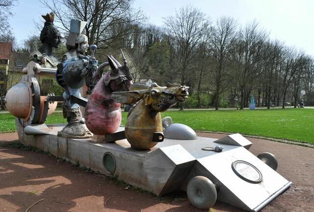 Skulptur der Wagenlenker „Chariot“  | Foto: Daniela Somers