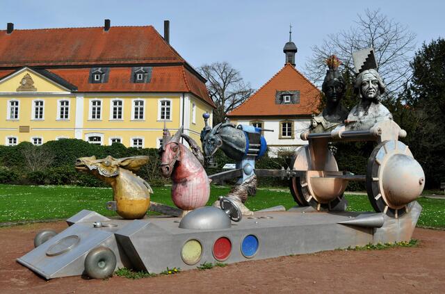 Skulptur der Wagenlenker „Chariot“  | Foto: Daniela Somers