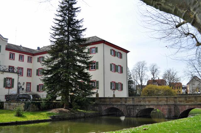 Zugang zum Schloss gibts nur über die Steinbrücke. | Foto: Daniela Somers