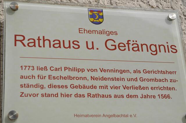 Erklärungstafel zum alten Rathaus | Foto: Daniela Somers