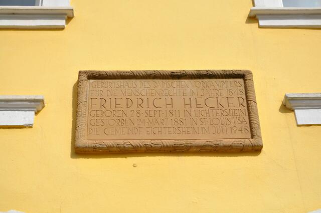 Die Eichtersheimer sind stolz auf ihren berühmten Sohn. | Foto: Daniela Somers