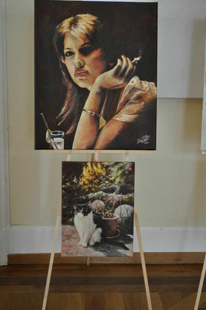 Gemälde von Uwe Walter. | Foto: Daniela Somers