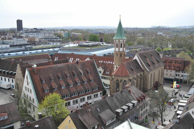 Man sieht den Götzenturm und davor natürlich auch den Deutschhof. | Foto: Daniela Somers