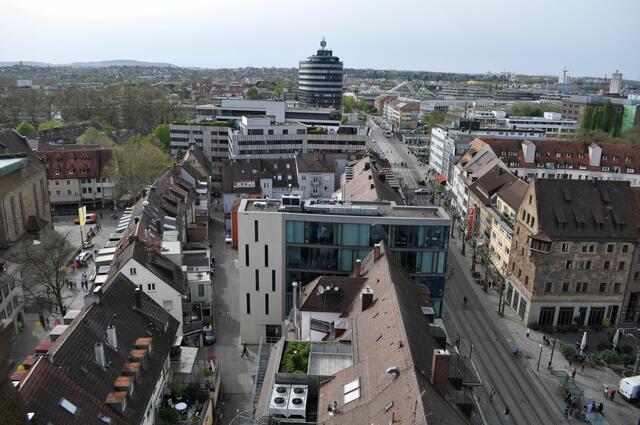 Heilbronn von oben. Mal eine ganz andere Perspektive. | Foto: Daniela Somers